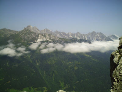 Über der Wolkenbasis