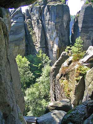 Blick in den Talkessel vom Schwarzen Horn