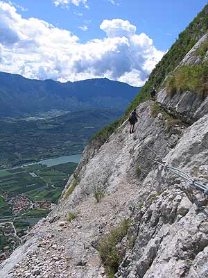 Blick auf den Lago di Cavedine