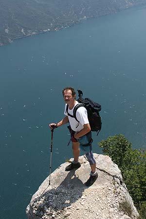 hoch über dem Gardasee