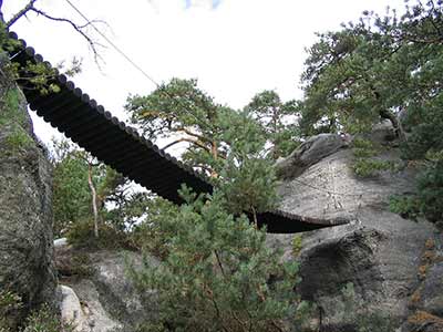 Die Hängebrücke